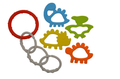 Dinosaur Linking Rings