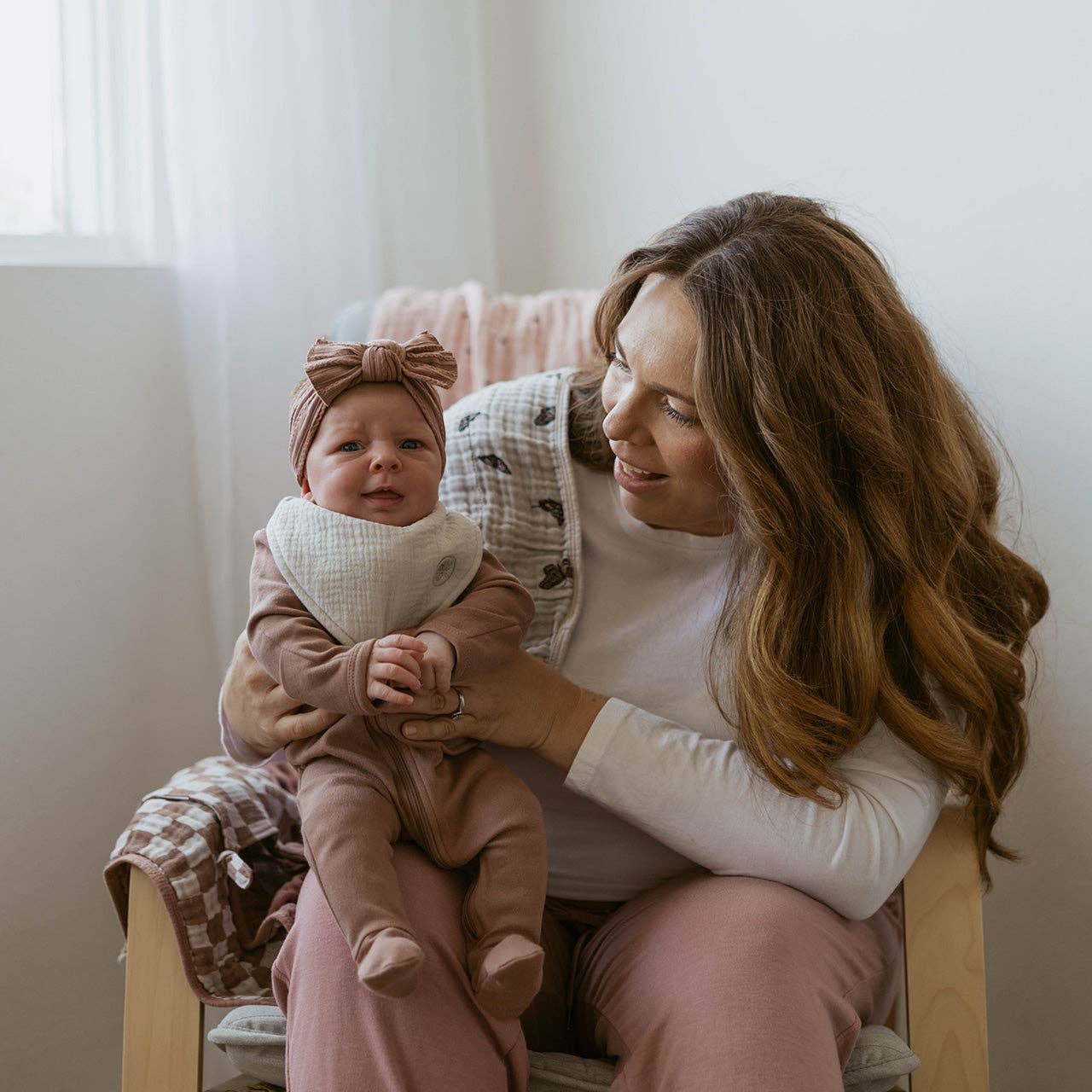 Bliss Muslin Bandana Bibs Set