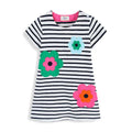 Cartoon Embroidered Princess Dress for Girls