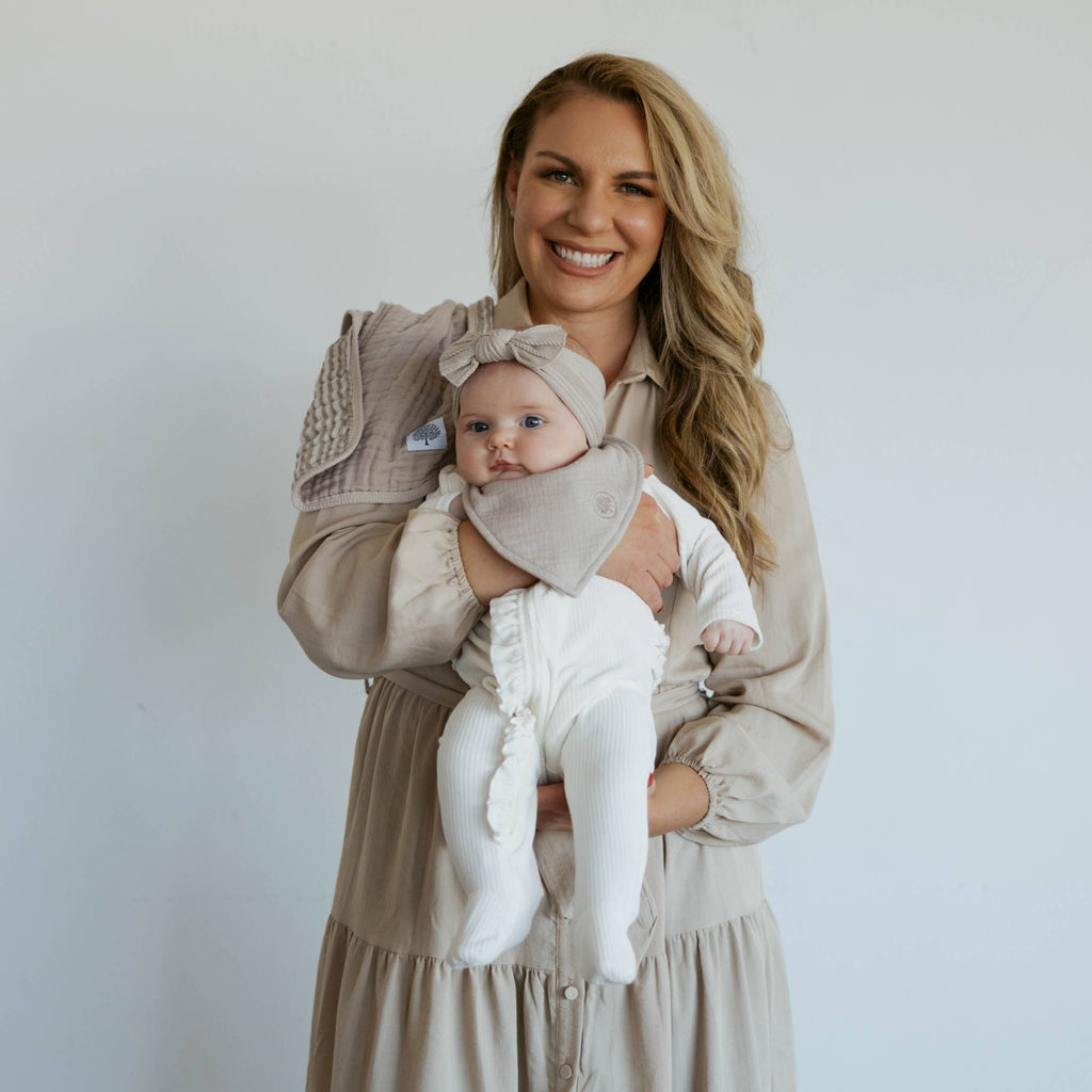 Pebble Muslin Bandana Bibs Set