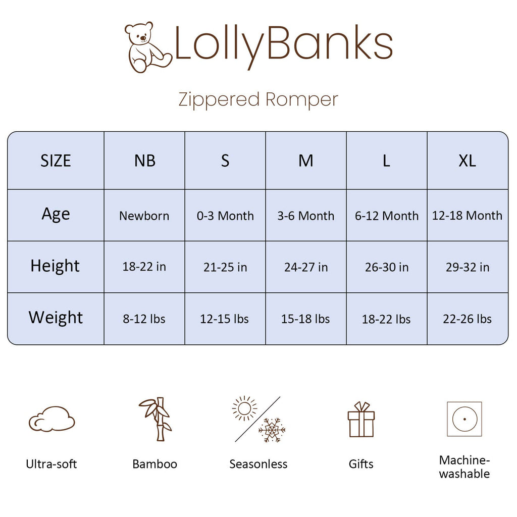 LollyBanks Bamboo Baby Pajama | Child of God Convertible Zipper Romper