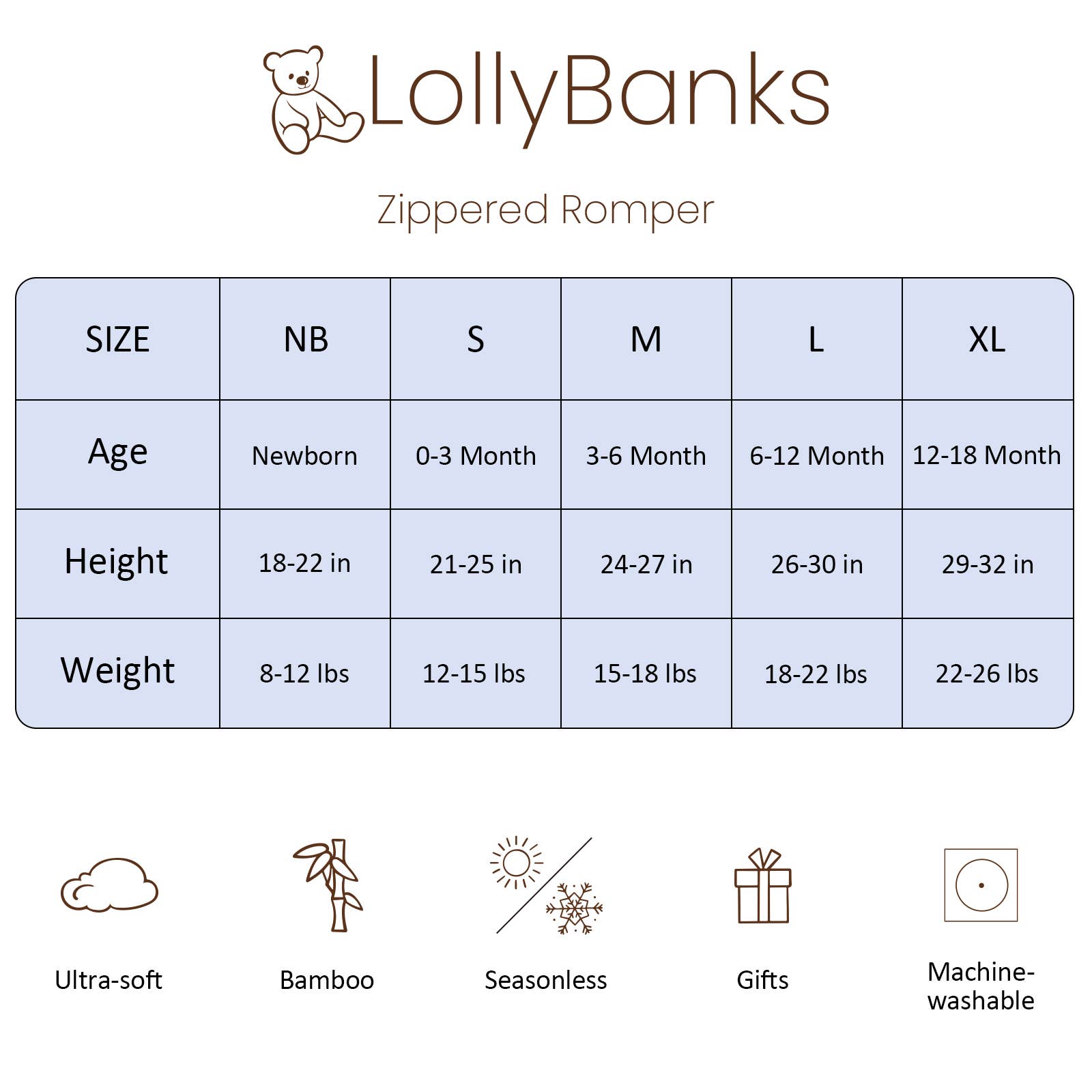 LollyBanks Bamboo Baby Pajama | Child of God Convertible Zipper Romper
