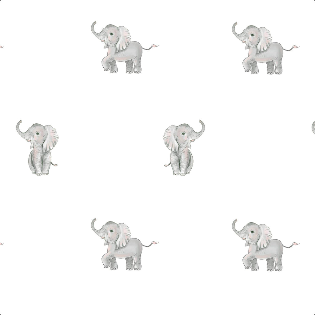 Baby Muslin Swaddle Blanket 47x47 Elephant