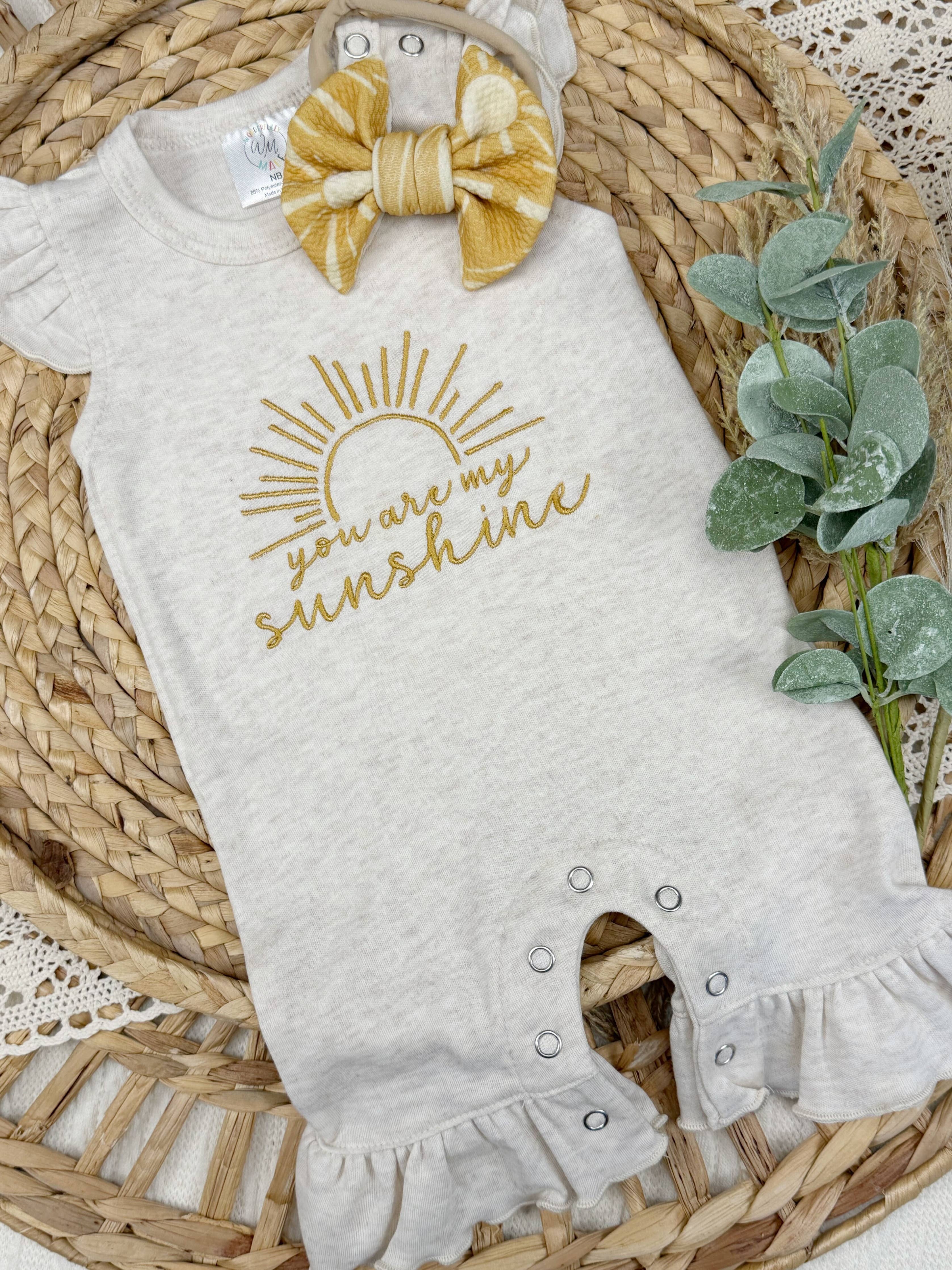 You are my sunshine baby outfit | Sunshine summer outfit