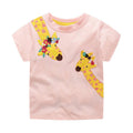 Cute Cartoon Short Sleeve T-Shirt for Girls