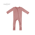 Dreamland Baby Bamboo Pajamas w/ DreamCuffs™ | Dusty Rose