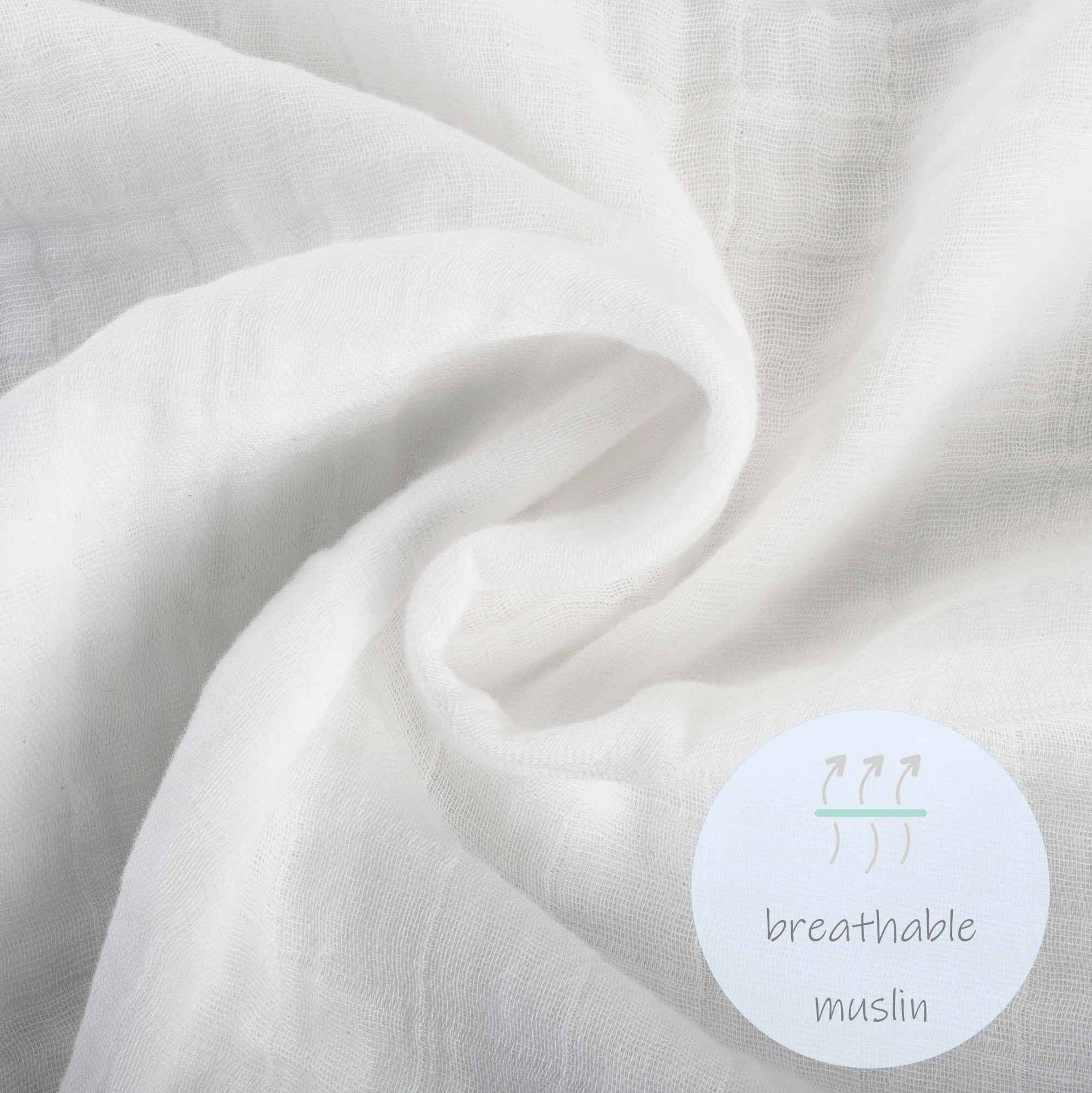 Baby Muslin Swaddle Blanket 47x47 Elephant