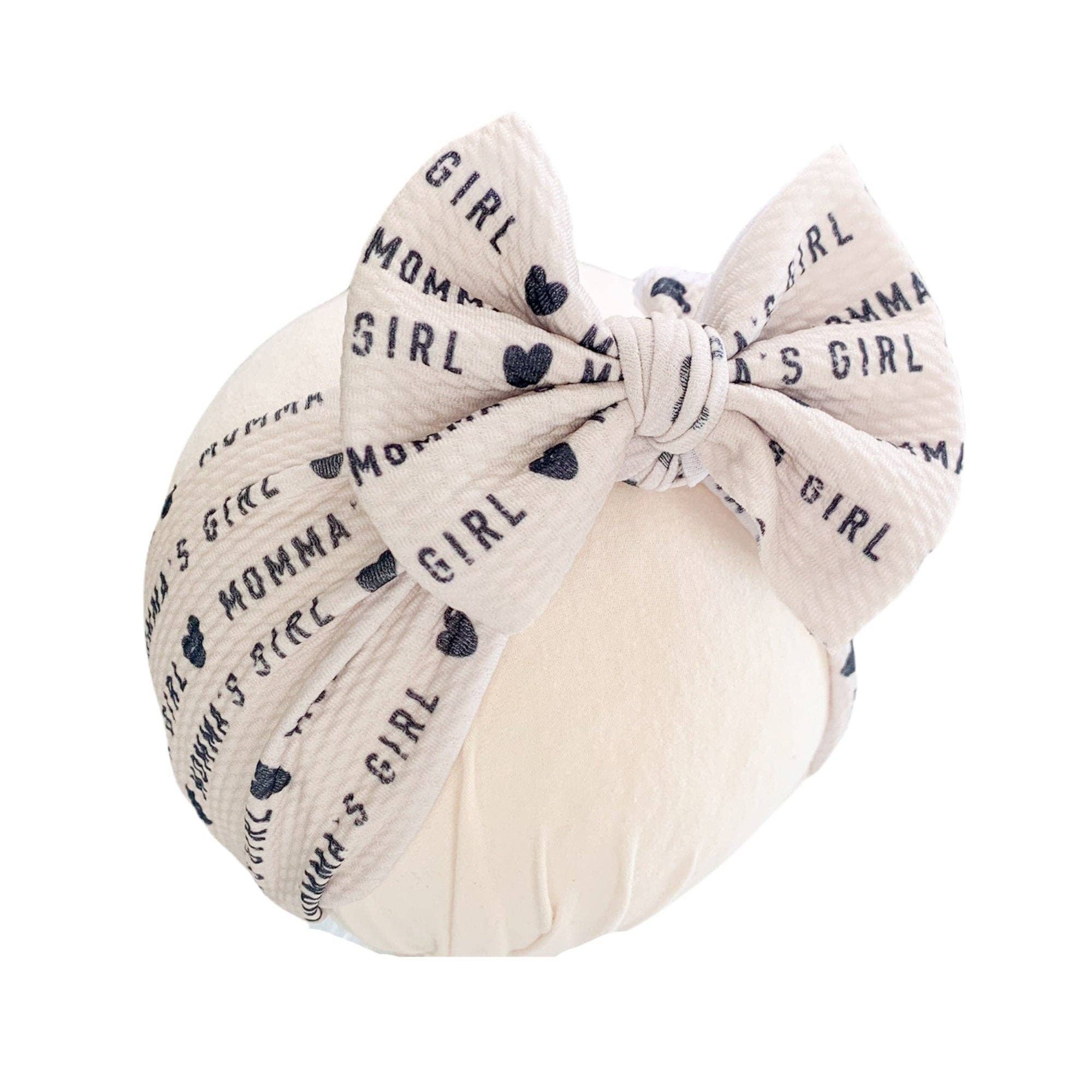 Mama's Girl Bummies, Bodysuit & Head-Wrap Bow Set