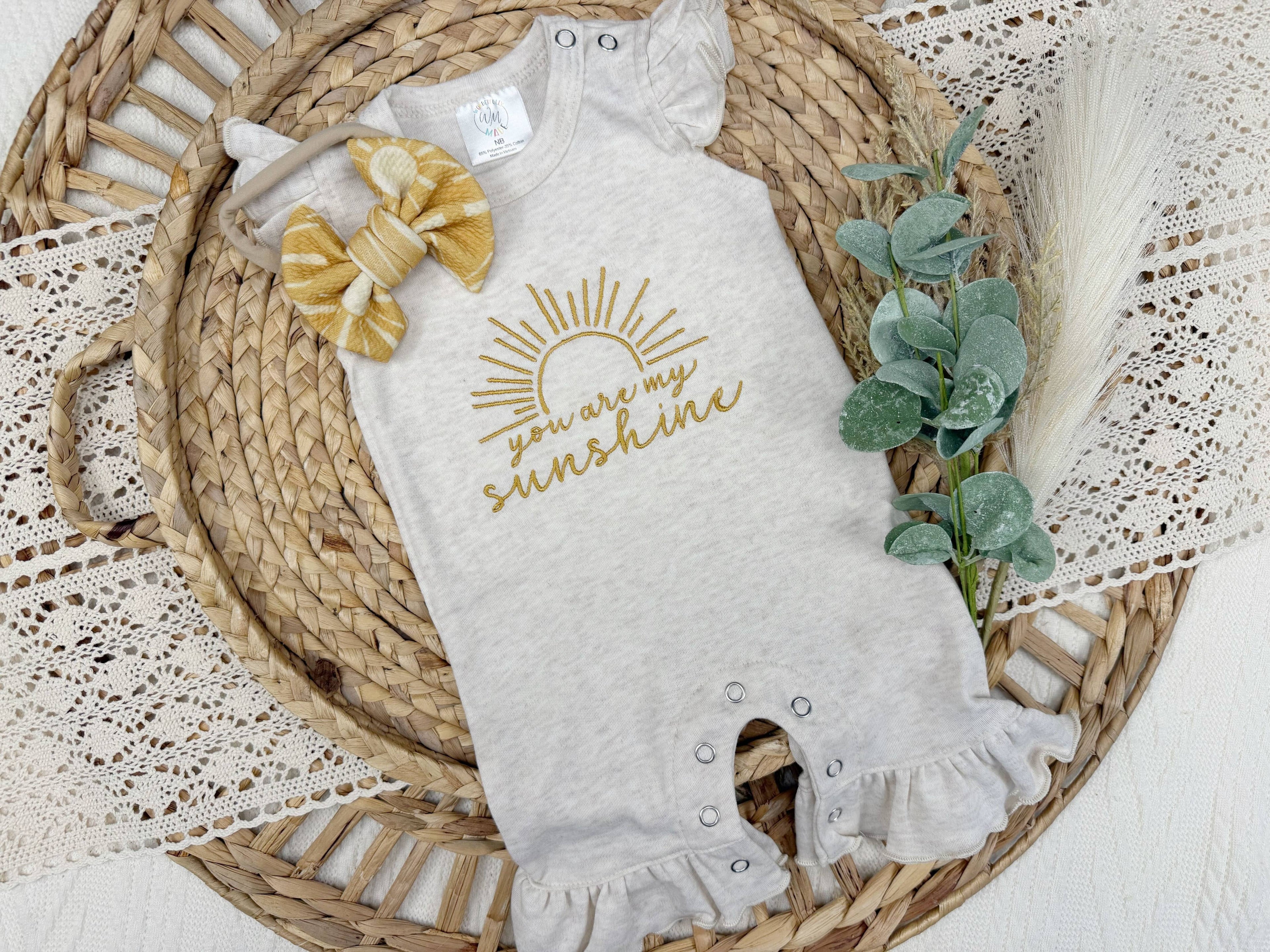 You are my sunshine baby outfit | Sunshine summer outfit